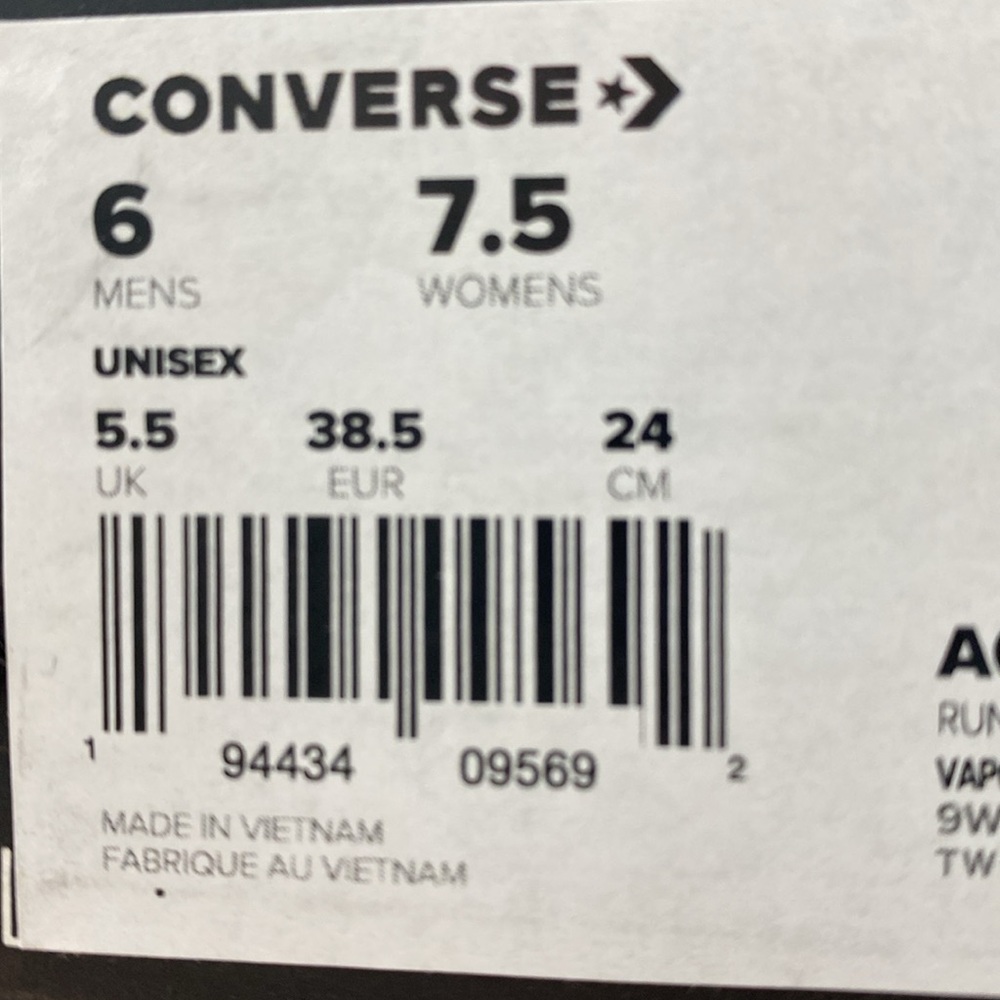 CONVERSE RUN STAR ⭐️ LEGACY CX HI BRAND NEW - Picture 9 of 9